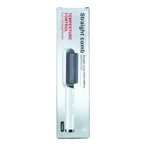 FH-909 Electric Hair Straightener Comb 2-in-1 Hair Straight & Curl Tool